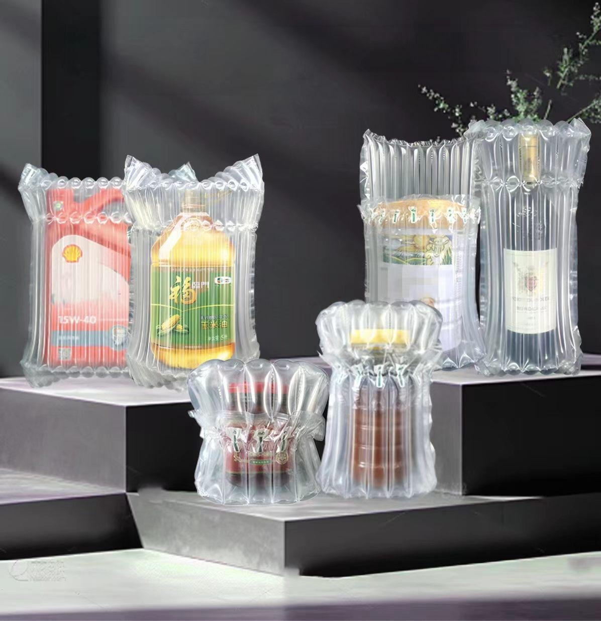 Inflatable air column protective bags